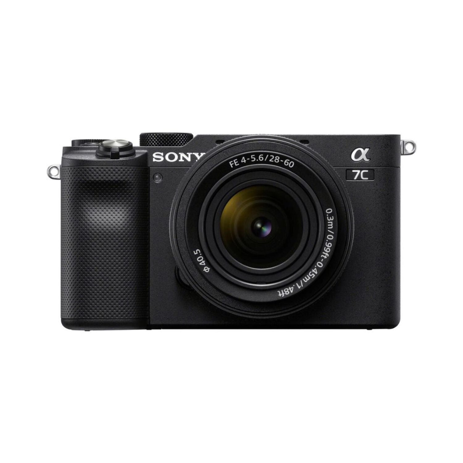 Sony a7C spiegellose Kamera, schwarz, mit 28-60mm Objektiv