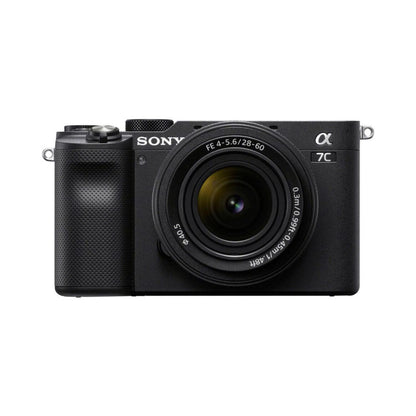 Sony a7C spiegellose Kamera, schwarz, mit 28-60mm Objektiv