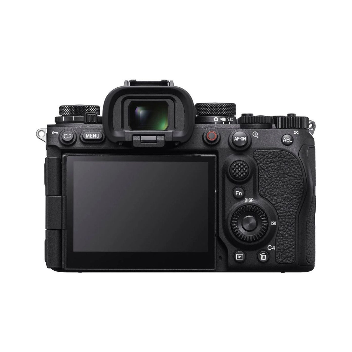 Sony a9 III Mirrorless Camera rear view with LCD screen and viewfinder housing