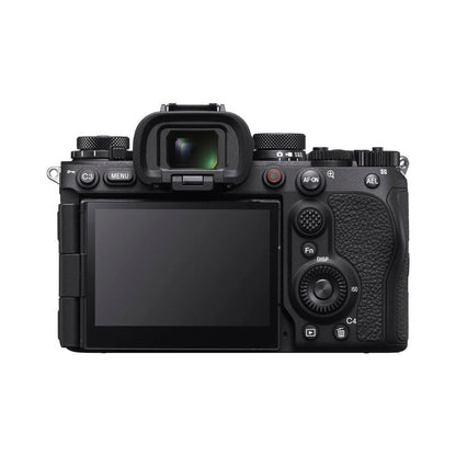 Sony a9 III Mirrorless Camera rear view with LCD screen and viewfinder housing