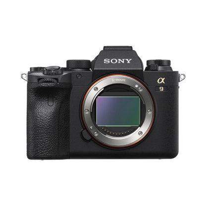 Sony a9 II Mirrorless camera body, black, E-mount lens mount front view