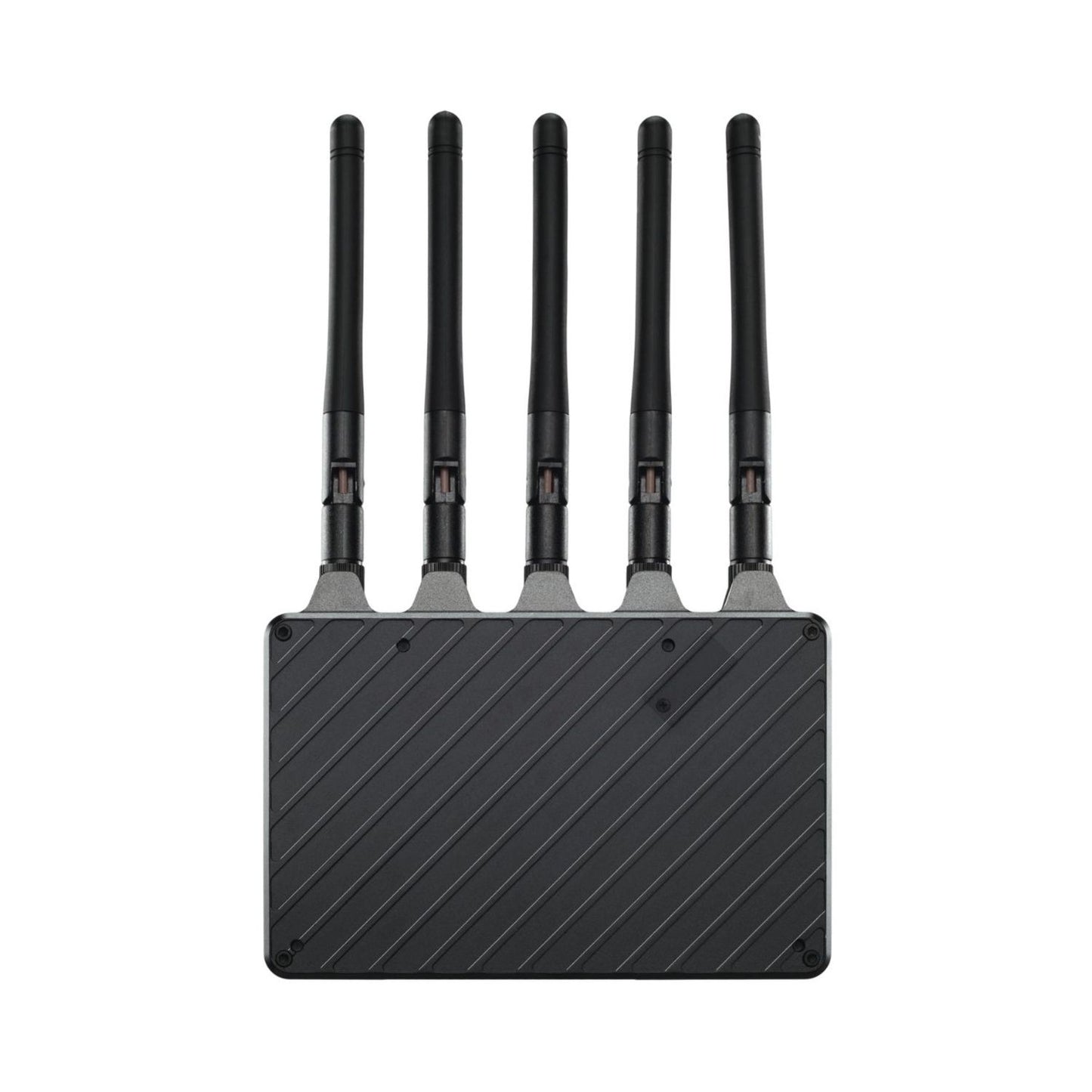 Bolt 4K LT 3G-SDI receiver with five black antennas and textured front casing