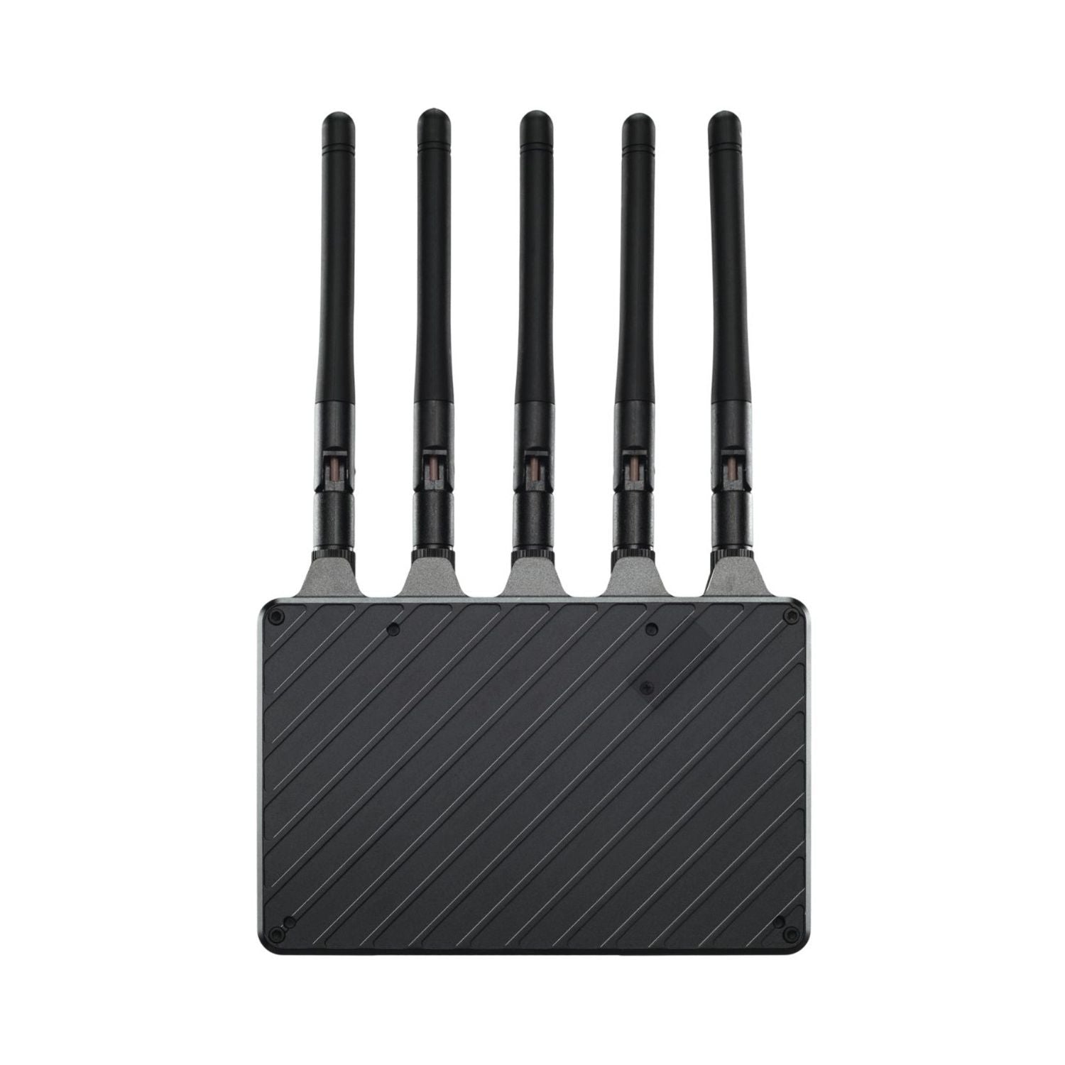 Bolt 4K LT 3G-SDI receiver with five black antennas and textured front casing