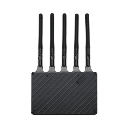 Bolt 4K LT 3G-SDI receiver with five black antennas and textured front casing
