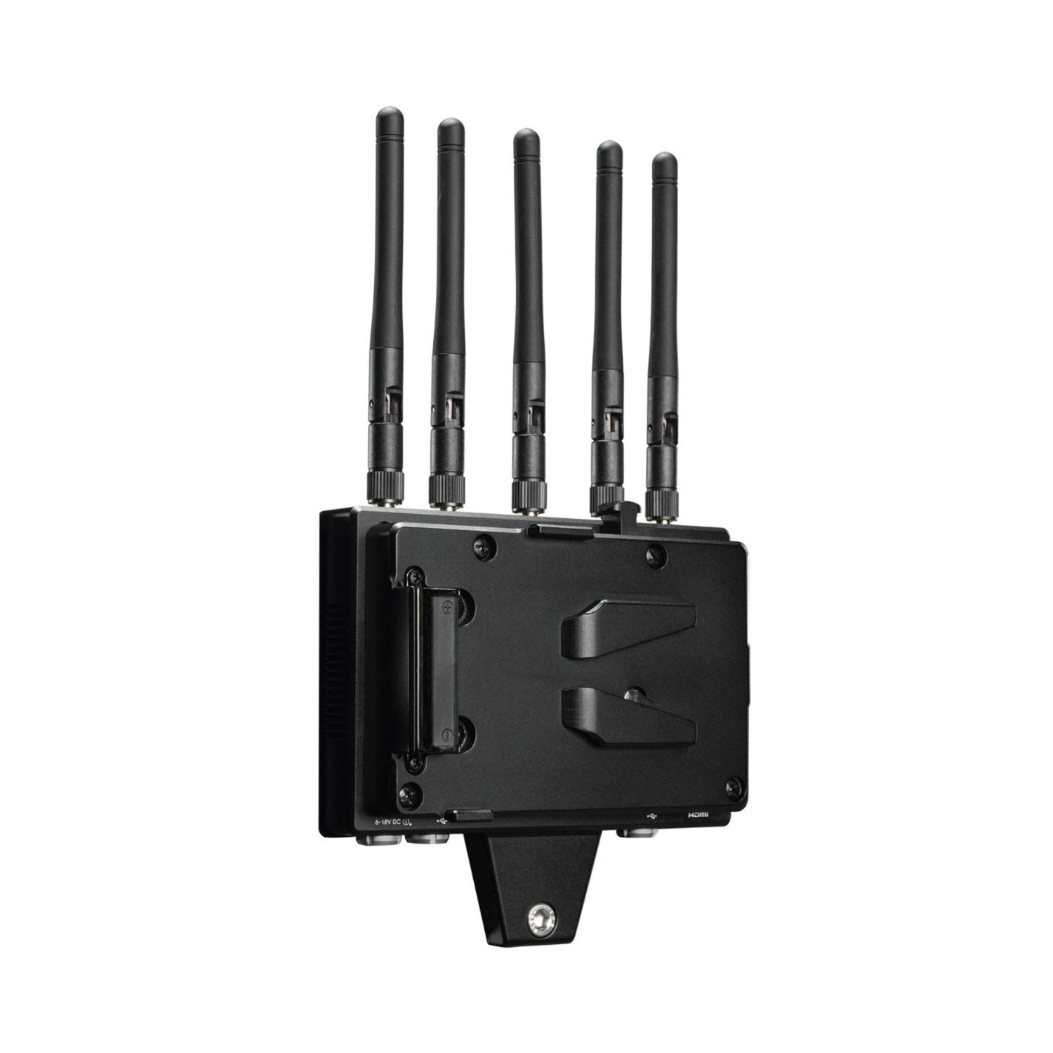 Bolt 4K monitor module with 5 antennas and side mounting bracket