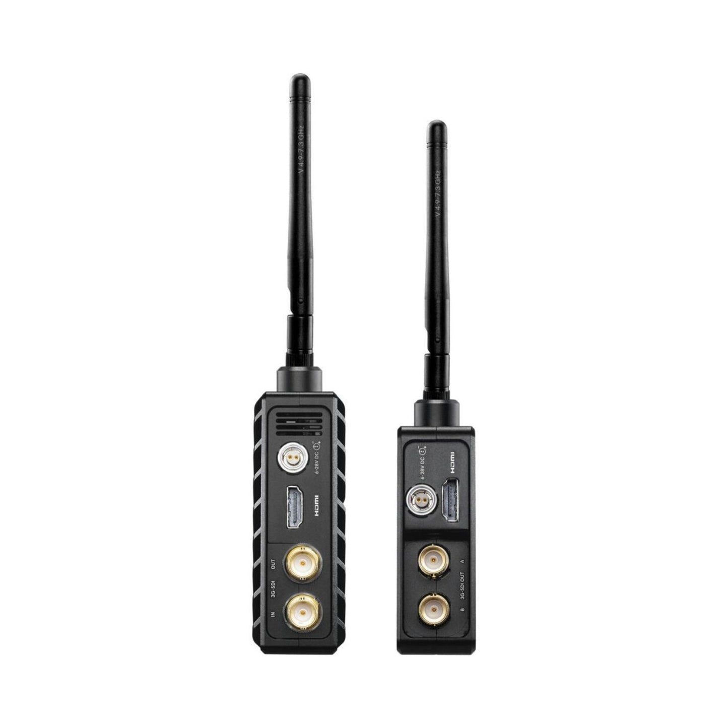 Bolt 6 LT TX/RX back ports on two wireless units with antennas.