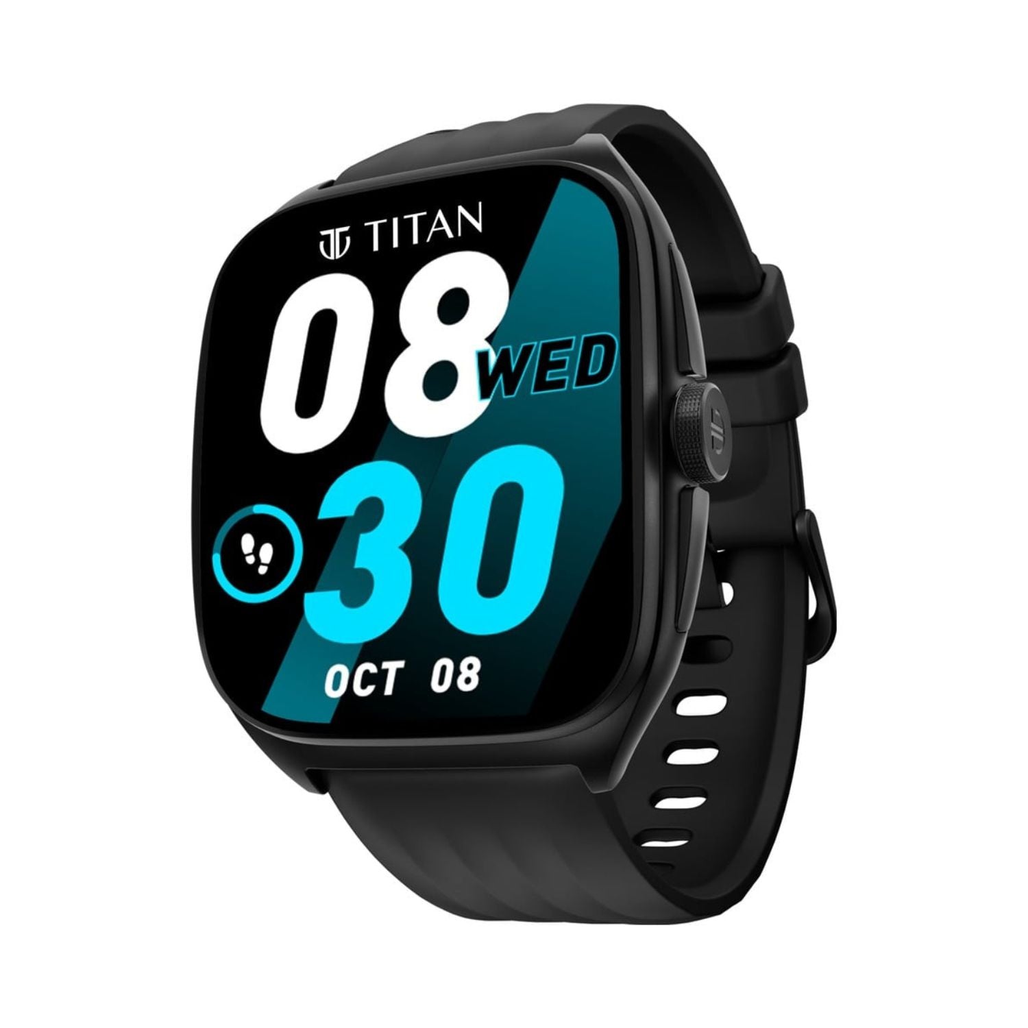 Titan Evolution 4.6 cm Curved AMOLED Display Smartwatch, 390x450 Resolution, Cutting Edge Design Aluminium Case