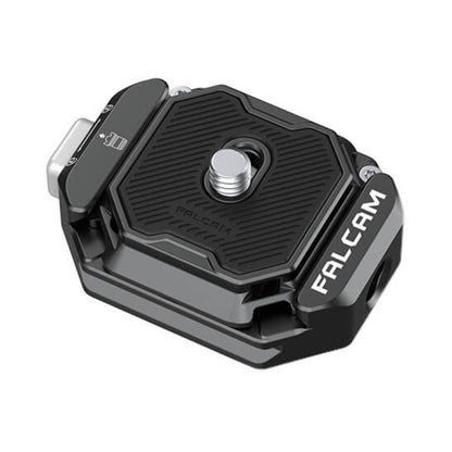Ulanzi Falcam F38 multi-hole quick release kit, black plate with mounting screw and lever