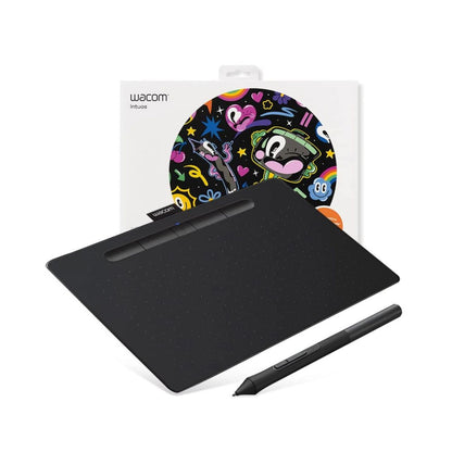 Wacom Grafiktablett CTL6100 mit Stift, schwarze Zeichenfläche