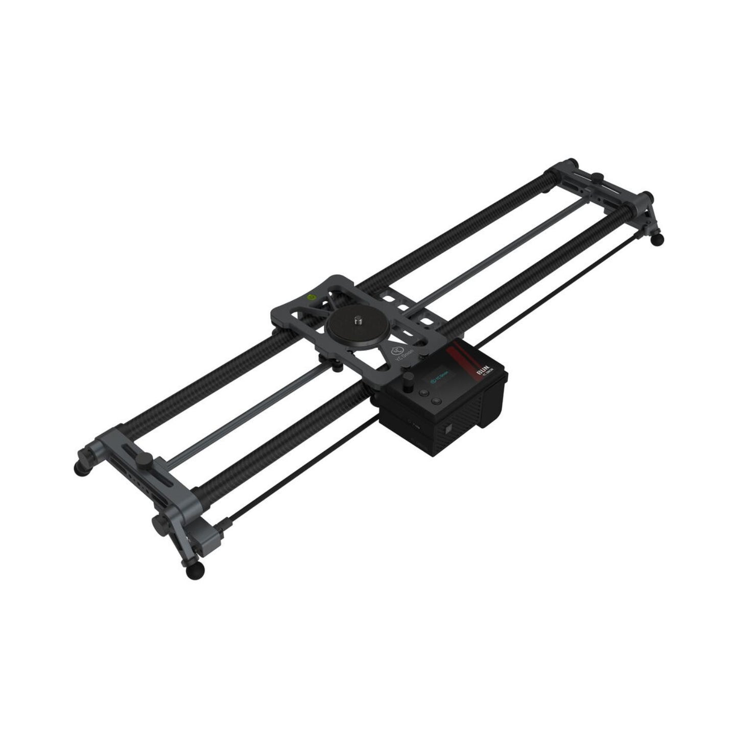 Motorized hot dog bun slider with geared carriage and rail bars