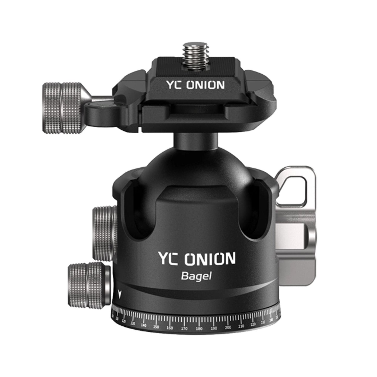 YC Onion BC44 bagel ball head with dial and mounting studs