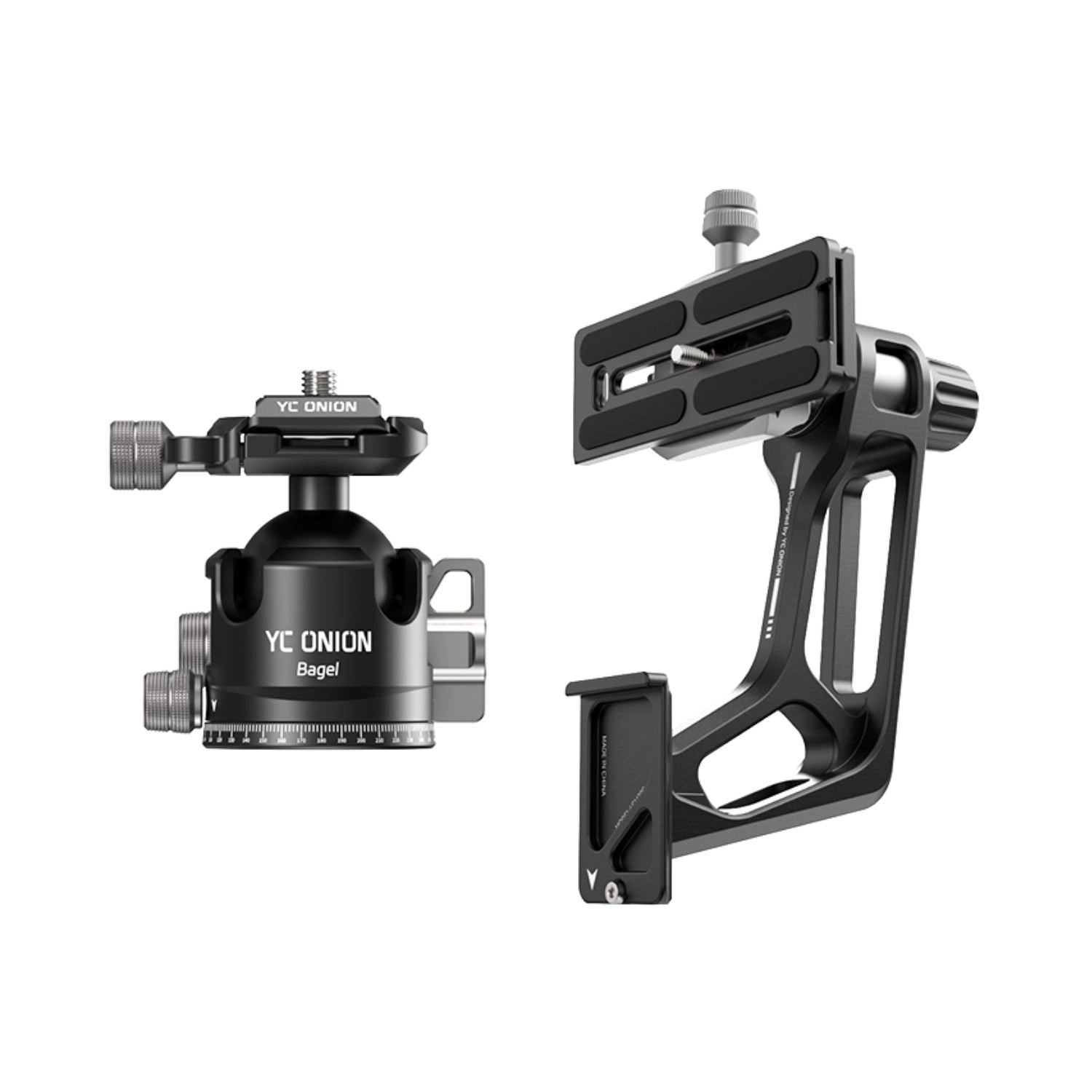 YC Onion Litchi Gimbal head, black camera mounting bracket