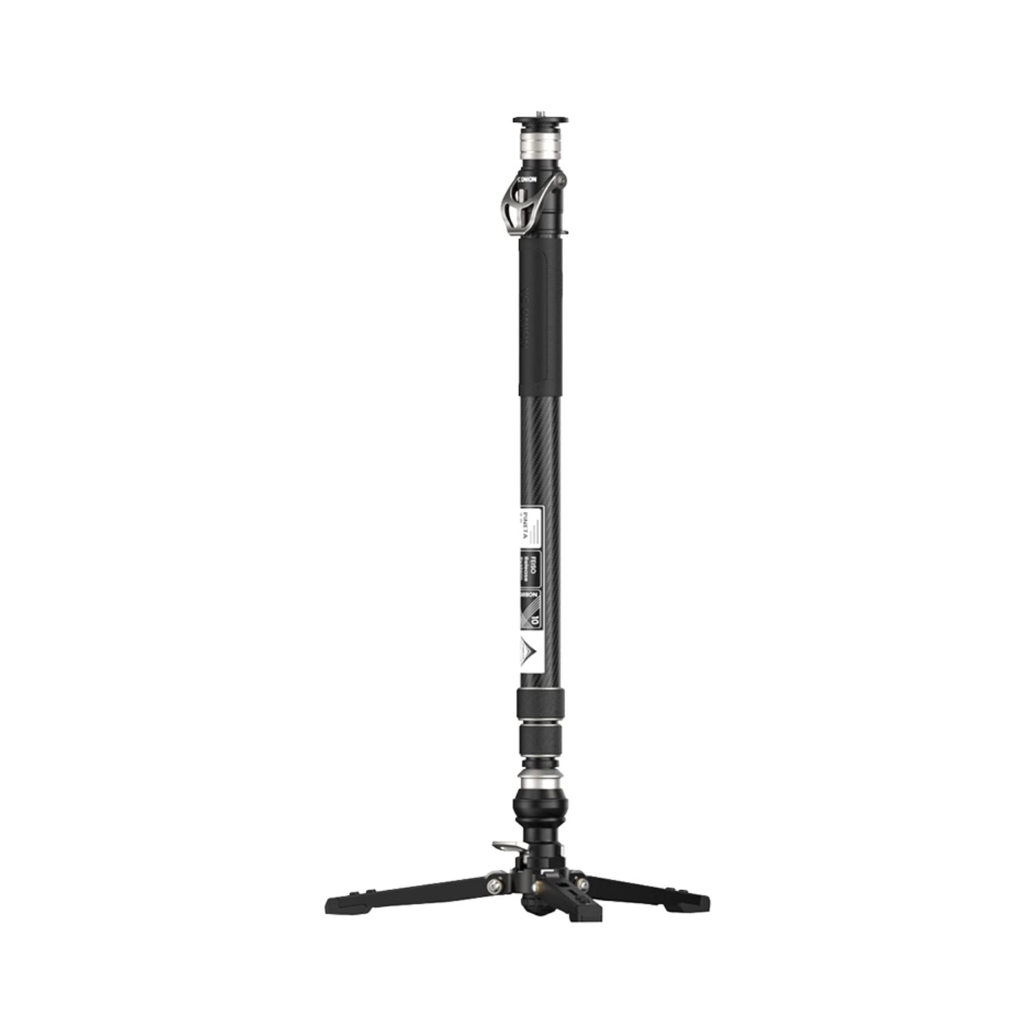 YC Onion Carbon Fiber Monopod in matte black with tripod-style base and handle