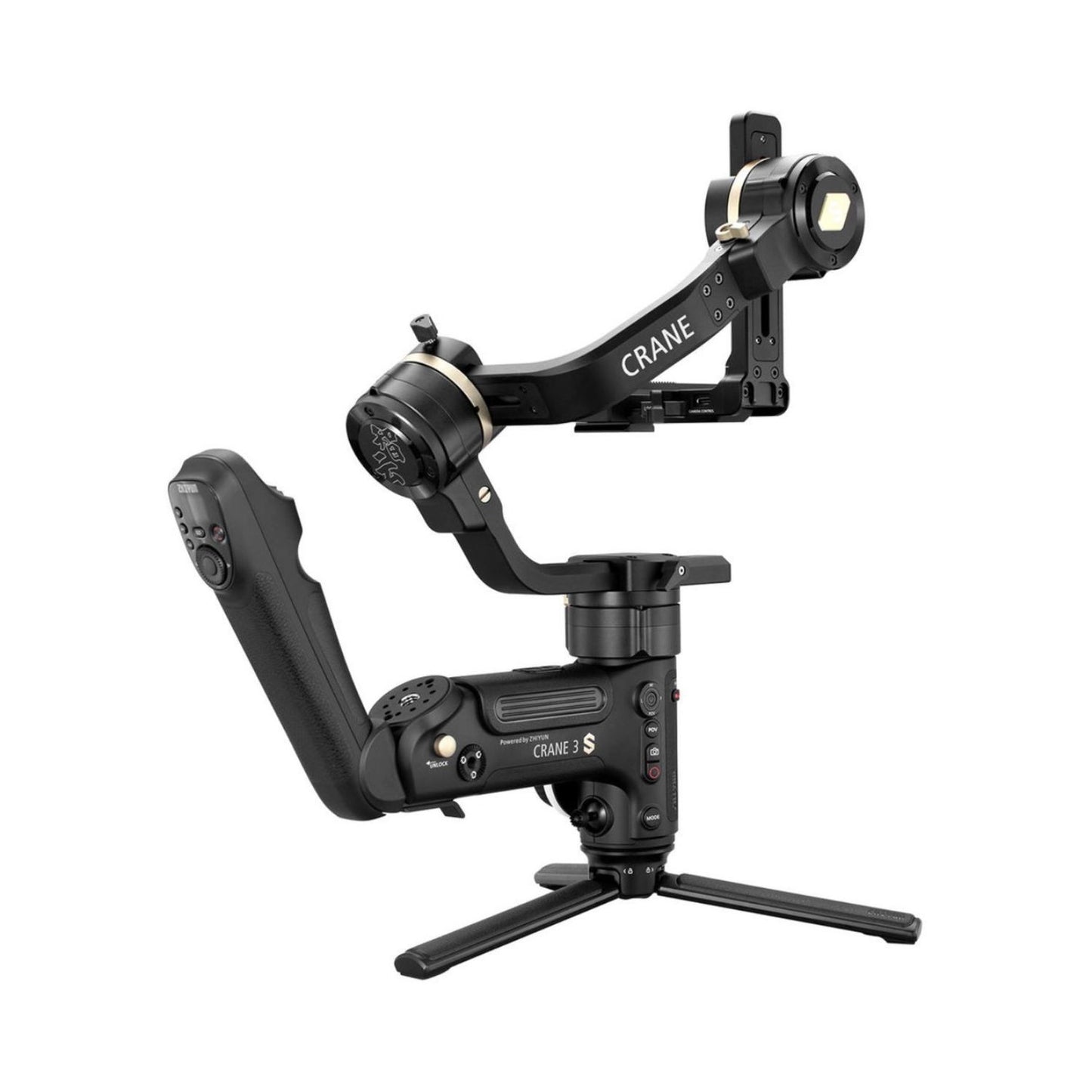 Zhiyun-Tech CRANE 3S handheld stabilizer with monitor mount and pivot arm