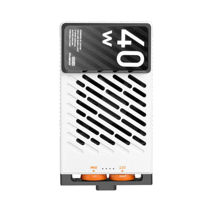 Zhiyun-Tech FIVERAY M40 pocket LED light, vented back and control dials