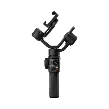 3-Axis Smartphone-Gimbal mit klappbarem Halter und Griff, schwarzes Design