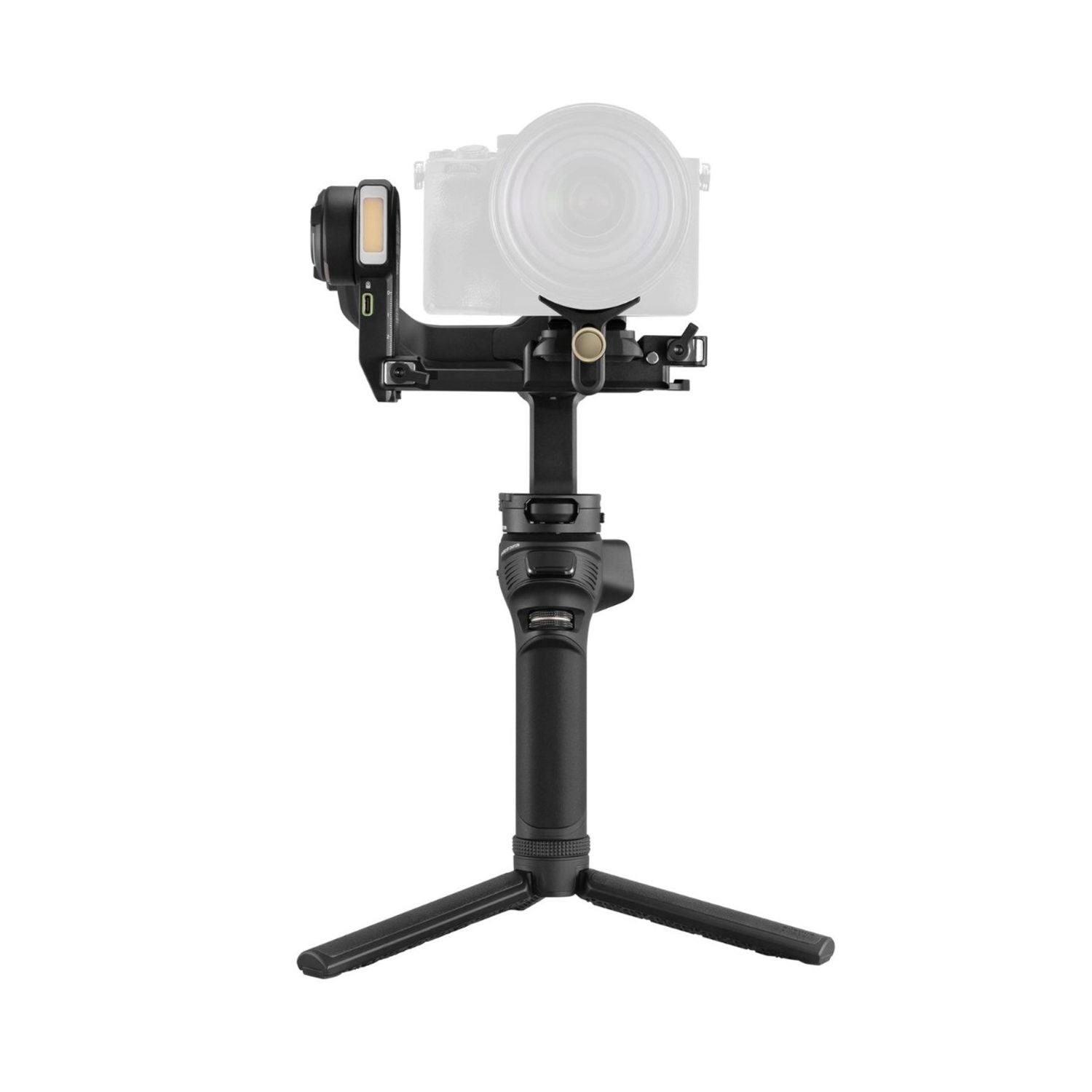 Zhiyun WEEBILL-3 S handheld gimbal stabilizer with camera, top light and tripod base