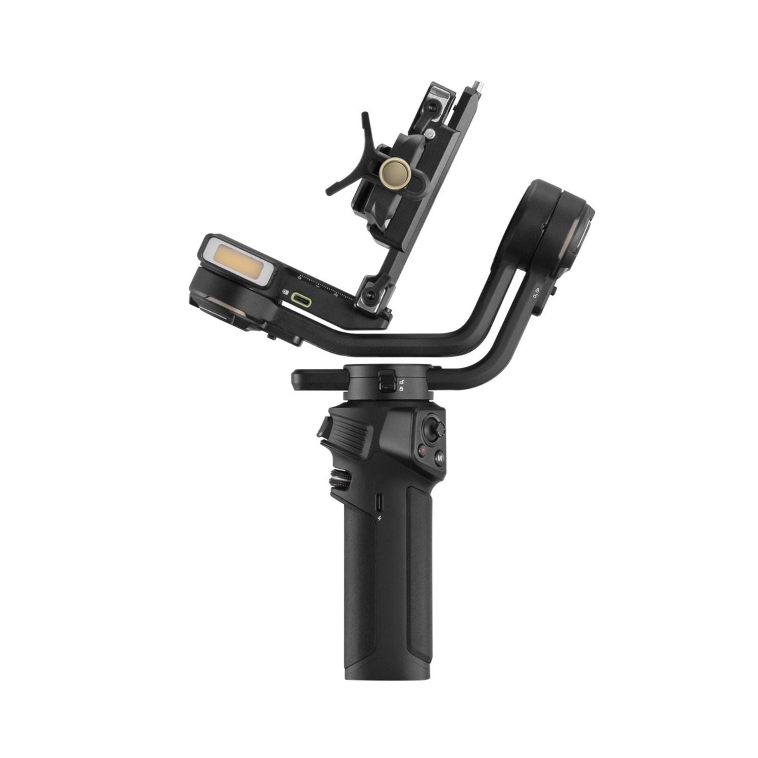 Zhiyun WEEBILL-3 S gimbal with side handle, camera mounting plate and LED light bar