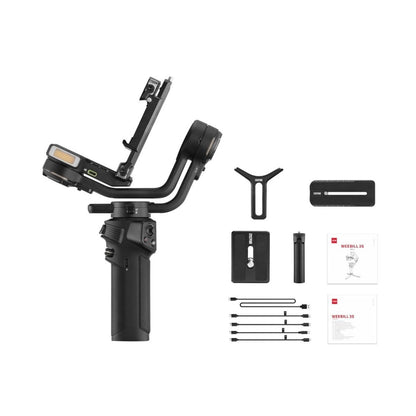Zhiyun WEEBILL-3 S gimbal with mounting bracket and visible accessory parts