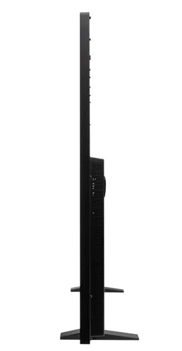Flanders Scientific XMP550 55-inch monitor, side view showing its slim panel and stand